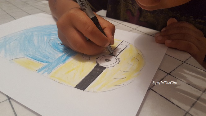 Coloriage Mignon Minion - Sans Dépasser