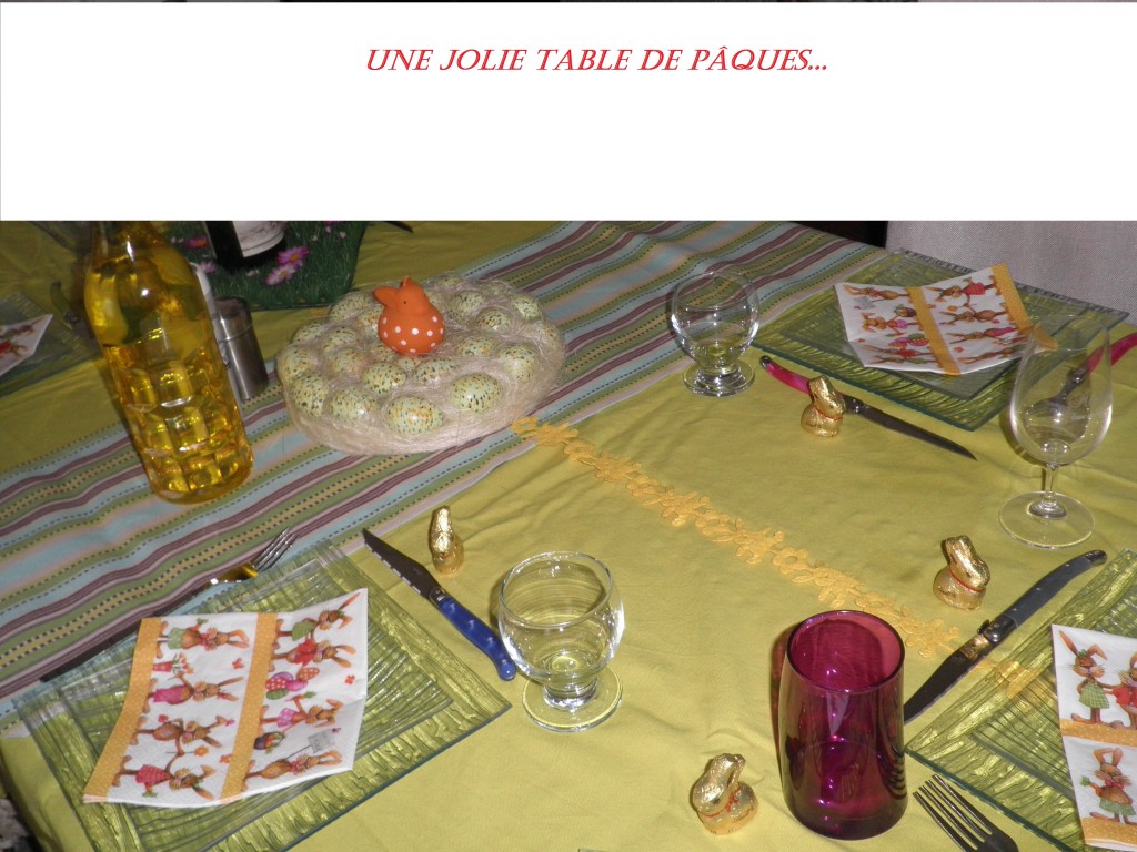 Table De Paques